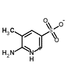 structure of CAS# 40741-48-8, 6-Amino-5-Methyl-3-Pyridiniumsulfonate;MFCD04971548;ZINC01792825