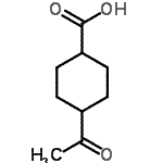 CAS 登录号：407628-30-2， 4-乙酰基环己烷羧酸