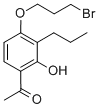 structure of CAS# 40786-20-7, 1-[4-(3-Bromopropoxy)-2-Hydroxy-3-Propylphenyl]Ethan-1-One;1-[4-(3-BROMOPROPOXY)-2-HYDROXY-3-PROPYLPHENYL]ETHAN-1-ONE;1-[4-(3-Bromopropoxy)-2-Hydroxy-3-Propylphenyl]Ethanone;4-(3-Bromopropoxy)-2-Hydroxy-3-Propylacetophenone