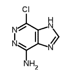 CAS 登录号：408517-63-5， 7-氯-1H-咪唑并[4,5-d]哒嗪-4-胺