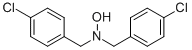 structure of CAS# 40861-08-3, N,N-Di(4-Chlorobenzyl)Hydroxylamine;1-CHLORO-4-([(4-CHLOROBENZYL)(HYDROXY)AMINO]METHYL)BENZENE;N,N-BIS(4-CHLOROBENZYL)HYDROXYLAMINE;N,N-DI(4-CHLOROBENZYL)HYDROXYLAMINE
