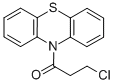 structure of CAS# 4091-91-2, 3-Chloro-1-Phenothiazin-10-Yl-Propan-1-One;3-Chloro-1-Phenothiazin-10-Yl-Propan-1-One;3-Chloro-1-(10-Phenothiazinyl)Propan-1-One;Nciopen2_002618