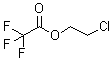 structure of CAS# 40949-99-3, 2-Chloroethyl Trifluoroacetate;Acetic Acid, 2,2,2-Trifluoro-, 2-Chloroethyl Ester;2-Chloroethyl Trifluoroacetate 98%;2-Chloroethyltrifluoroacetate98%