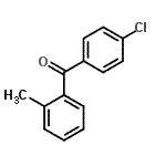 structure of CAS# 41064-50-0, (4-Chlorophenyl)(2-Methylphenyl)Methanone;(4-chlorophenyl)(2-methylphenyl)methanone;4-Chloro-2'-methylbenzophenone
