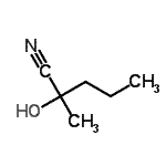 CAS#: 4111-09-5， 2-Hydroxy-2-Methylpentanenitrile
