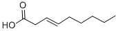 structure of CAS# 4124-88-3, 3-Nonenoic Acid;Non-3-Enoic Acid;Lmfa01030027;(3E)-3-Nonenoic Acid