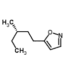 CAS 登录号：41248-87-7， 5-[(3S)-3-甲基戊基]-1,2-恶唑
