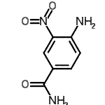 structure of CAS# 41263-65-4, 4-Amino-3-Nitrobenzamide;4-amino-3-nitrobenzamide