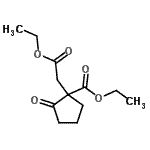 CAS 登录号：41301-66-0， 乙基1-(2-乙氧基-2-氧代乙基)-2-氧代环戊烷羧酸酯
