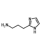 structure of CAS# 41306-56-3, 3-(1H-Imidazol-2-Yl)-1-Propanamine;3-(1H-imidazol-2-yl)-1-propanamine;3-(1H-Imidazol-2-yl)-propylamine;3-aminopropylimidazole