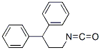 structure of CAS# 41347-11-9, 3,3 -Diphenylpropyl Isocyanate