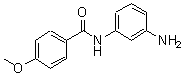 structure of CAS# 41378-23-8, N-(3-Aminophenyl)-4-Methoxybenzamide;N-(3-Aminophenyl)-4-methoxybenzamide;MFCD08691693