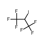structure of CAS# 4141-91-7, 1,1,1,3,3,3-Hexafluoro-2-Iodopropane;1,1,1,3,3<wbr>,3-Hexafl<wbr>uoro-2-io<wbr>dopropane<wbr> (1,1,1,3<wbr>,3,3-Hexa<wbr>fluoropro<wbr>pyl iodid<wbr>e);1,1,1,3,3,3-hexafluoroisopropyl iodide;2-Iodo-2H-hexafluoropropane