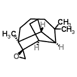 CAS 登录号：41530-82-9， (1'R,2R,2'R,7'S,9'S)-3',3',7'-三甲基螺[环氧乙烷-2,8'-三环[5.4.0.0<sup>2,9</sup>]十一烷]