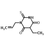 CAS 登录号：415702-86-2， 1-烯丙基-5-乙基-2-硫代二氢-4,6(1H,5H)-嘧啶二酮