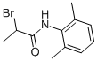 structure of CAS# 41708-73-0, N1-(2,6-Dimethylphenyl)-2-Bromopropanamide;N-(2-BROMOPROPIONYL)-2,6-DIMETHYLBENZENAMINE;N1-(2,6-DIMETHYLPHENYL)-2-BROMOPROPANAMIDE;Bromo-N-(2,6-Dimethylphenyl)Propanamide