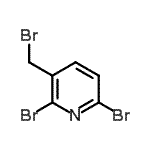 CAS 登录号：41789-38-2， 2,6-二溴-3-(溴甲基)吡啶