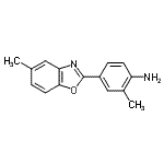 CAS 登录号：418808-71-6， 2-甲基-4-(5-甲基-1,3-苯并恶唑-2-基)苯胺