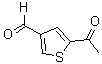 结构式 CAS# 41907-99-7, 5-乙酰基-3-噻吩甲醛