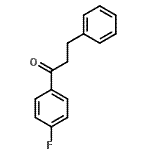 structure of CAS# 41938-64-1, 1-(4-Fluorophenyl)-3-Phenyl-1-Propanone;4'-fluoro-3-phenylpropiophenone;MFCD03842930
