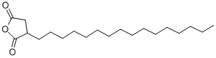 structure of CAS# 4200-91-3, n-Hexadecylsuccinic Anhydride;3-Hexadecyltetrahydrofuran-2,5-Dione;3-Cetyltetrahydrofuran-2,5-Quinone;Hexadecylsuccinic Anhydride