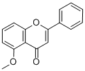 structure of CAS# 42079-78-7, 5-Methoxyflavone;5-Methoxy-2-Phenyl-Chromen-4-One;5-Methoxy-2-Phenyl-4-Chromenone;5-Methoxy-2-Phenyl-Chromone
