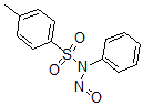 结构式 CAS# 42366-72-3, N-苯基-N-亚硝基-对甲苯磺酰胺