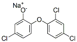 CAS 登录号：42409-10-9， 5-氯-2-(2,4-二氯苯氧基)苯酚钠