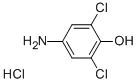 structure of CAS# 42486-53-3, 4-Amino-2,6-Dichlorophenol Hydrochloride;4-Amino-2,6-Dichloro-Phenol Hydrochloride;Phenol, 4-Amino-2,6-Dichloro-, Hydrochloride;Sbb003405