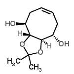 CAS#: 425409-14-9， (3aR,4S,6Z,9S,9aR)-2,2-Dimethyl-3A,4,5,8,9,9A-Hexahydrocycloocta[d][1,3]Dioxole-4,9-Diol
