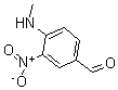 结构式 CAS# 42564-41-0, 4-(甲基氨基)-3-硝基-苯甲醛