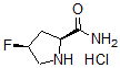 structure of CAS# 426844-23-7, (2S,4S)-4-Fluoro-2-Pyrrolidinecarboxamide Hydrochloride (1:1);(2S,4S)-4-Fluoropyrrolidine-2-Carboxamide Hydrochloride;4-CIS-FLUORO-L-PROLINAMIDE HYDROCHLORIDE;Cis-4-Fluoro-L-Prolinamide Hydrochloride
