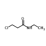 structure of CAS# 4269-31-2, 3-Chloro-N-Ethylpropanamide;MFCD02973600