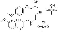 CAS#: 42794-63-8， N,N'-Di(3-(4-methoxyphenoxy)-2-hydroxypropyl)ethylenediamine dimethanesulphonate