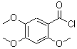 结构式 CAS# 42833-66-9, 2,4,5-三甲氧基苯甲酰氯