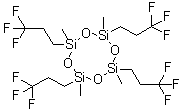 结构式 CAS# 429-67-4, 1,3,5,7-四(3,3,3-三氟丙基)-1,3,5,7-四甲基环四硅氧烷