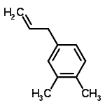 structure of CAS# 42918-23-0, 4-Allyl-1,2-Dimethylbenzene;3-(3,4-Dimethylphenyl)-1-propene