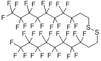 structure of CAS# 42977-21-9, Bis(1H,1H,2H,2H-Perfluorodecyl)Disulfide;Bis(3,3,4,4,5,5,6,6,7,7,8,8,9,9,10,10,10-Heptadecafluorodecyl) Disulphide