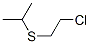 structure of CAS# 4303-41-7, 2-Chloroethyl Isopropyl Sulfide;2-(2-Chloroethylthio)Propane;2-Chloroethyl Isopropyl Sulfide;2-[(2-Chloroethyl)Sulfanyl]Propane