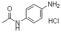 structure of CAS# 43036-07-3, N-(4-Aminophenyl)-Acetamide Hydrochloride;N-(4-Aminophenyl)Ethanamide Hydrochloride;4-Acetamidoanilinium Chloride;St5406924