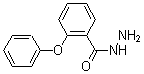 structure of CAS# 43038-37-5, 2-Phenoxy-Benzoic Acid Hydrazide;2-Phenoxybenzohydrazide;2-Phenoxybenzhydrazide;Zinc02566097
