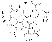 CAS#: 4310-80-9， Methylthymol Blue tetrasodium salt