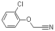 structure of CAS# 43111-31-5, 2-(2-Chlorophenoxy)-Acetonitrile;2-(2-Chlorophenoxy)Ethanenitrile;St5405921;2-Chlorophenoxyacetonitrile