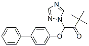 CAS 登录号：43121-37-5， 1-([1,1'-联苯]-4-基氧基)-3,3-二甲基-1-(1H-1,2,4-三唑-1-基)丁烷-2-酮