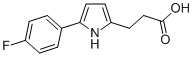 结构式 CAS# 432496-81-6, 3-[5-(4-氟-苯基)-1H-吡咯-2-基]-丙酸