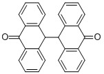 structure of CAS# 434-84-4, (9,9'-Bianthracene)-10,10'(9H,9'H)-dione;10-(10-Keto-9H-Anthracen-9-Yl)-10H-Anthracen-9-One;(9,9'-Bianthracene)-10,10'(9H,9'H)-Dione;Stk063038