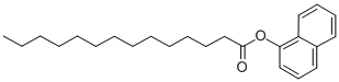 structure of CAS# 4346-13-8, alpha-Naphthyl Myristate;ALPHA-NAPHTHYL MYRISTATE;A-NAPHTHYL MYRISTATE