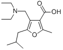 structure of CAS# 435341-96-1, 4-Diethylaminomethyl-5-Isobutyl-2-Methyl-Furan-3-Carboxylic Acid;4-(Diethylammoniomethyl)-5-Isobutyl-2-Methyl-Furan-3-Carboxylate;4-(Diethylammoniomethyl)-5-Isobutyl-2-Methyl-3-Furancarboxylate;4-(Diethylammoniomethyl)-5-Isobutyl-2-Methyl-3-Furoate