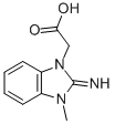 structure of CAS# 435342-21-5, (2-Imino-3-Methyl-2,3-Dihydro-Benzoimidazol-1-Yl)-Acetic Acid;2-(2-Amino-3-Methyl-Benzimidazol-3-Ium-1-Yl)Acetate;2-(2-Amino-3-Methyl-1-Benzimidazol-3-Iumyl)Acetate;2-(2-Amino-3-Methyl-Benzimidazol-3-Ium-1-Yl)Ethanoate