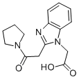 结构式 CAS# 436087-06-8, [2-(2-氧代-2-吡咯烷-1-基-乙基)-苯并咪唑-1-基]-乙酸